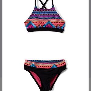 Fun & comfortable girls 2-piece swimsuit